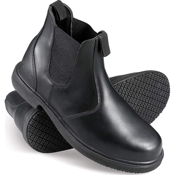 Amazon.com | Genuine Grip Men's Twin Gore Work Boot Black, US 7 W